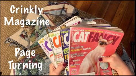 Cat fancy submission guidelines at the market list. ASMR Old water damaged Cat magazine page turning ...