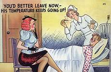nurse vintage cartoon comics humor postcard postcards cartoons cards funny comic