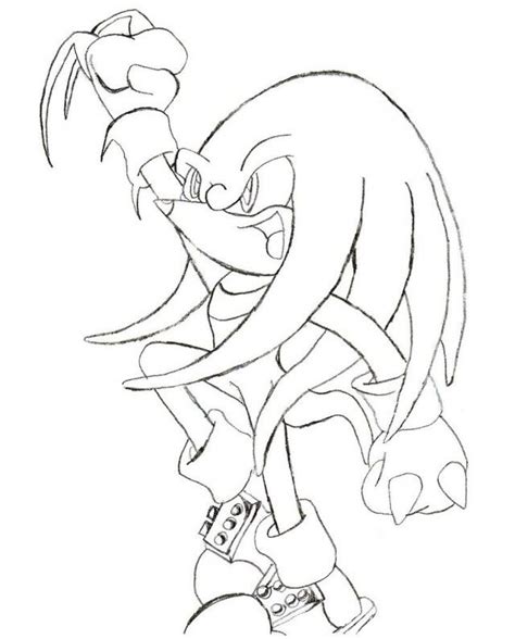 You don't know the uganda knuckles way. Knuckles Coloring Pages - Coloring Home