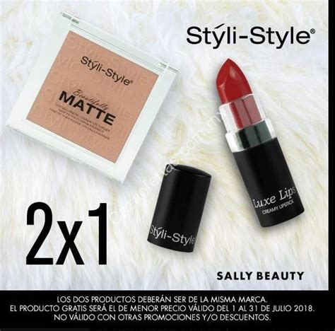 Promociones Sally México Julio 2018: 2×1 en productos y más