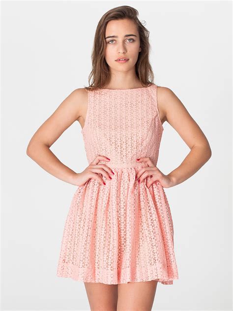 Lace Sun Dress | Shop American Apparel | American apparel, Mid dresses ...