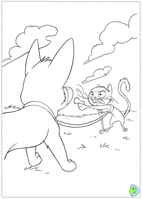 One way for llamas to communicate is by humming! Bolt coloring page- DinoKids.org