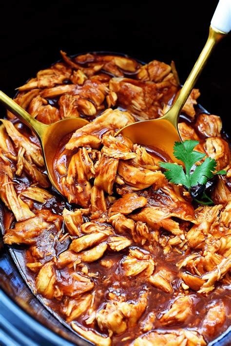 Enjoy this tasty crock pot dish with noodles or rice. Crock Pot BBQ Chicken | Bbq chicken crockpot, Chicken ...