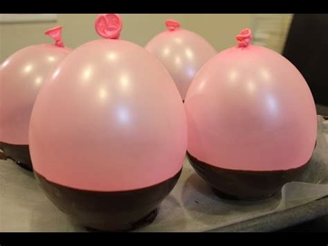 Creative ideas chef how to make chocolate balloon bowls. Balloon Chocolate Cups - YouTube