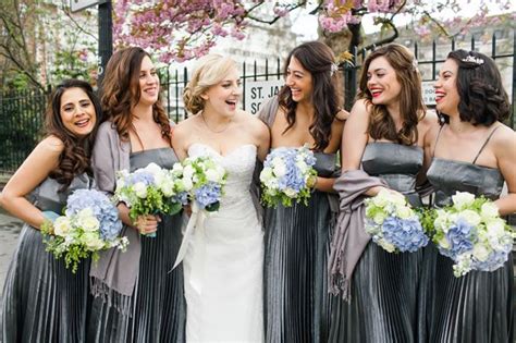 Have your bridesmaids wear a lighter shade of orange or terracotta if you're getting married during the summer or early fall. 9 of the best bridesmaid trends for 2014 as seen at real-life weddings