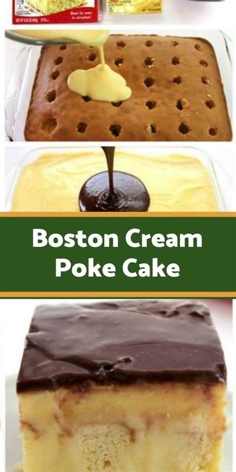 It's time again for baking bloggers, and this month's theme is cupcakes. This Boston Cream Poke Cake tastes like the pie but it's ...