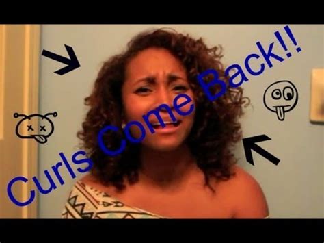 Our writer explains how she protects her natural hair from heat damage when she chooses to straighten it. Curls Come Back - Heat Damage Tips for Curly Hair - YouTube