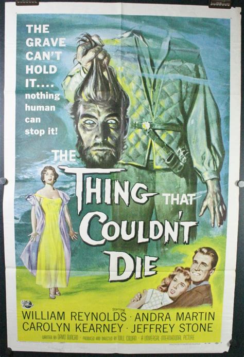 Only 2 available and it's in 2 people's carts. THE THING THAT COULN'T DIE, Original Vintage Horror Movie ...