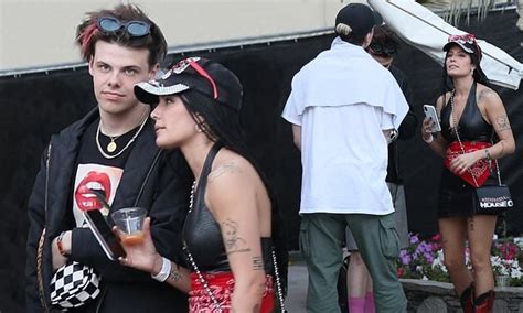 The disney connection probably wasn't the sole reason for the hookup, but it probably doesn't hurt. Halsey sizzles in leather bra as she and boyfriend ...