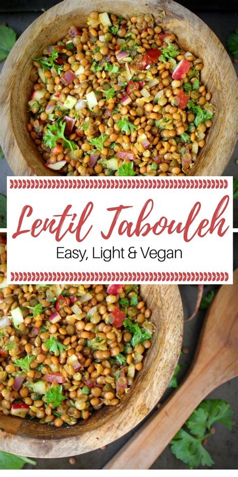20 top middle eastern foods: Fresh Lentil Tabouleh Salad. This easy Middle Eastern ...