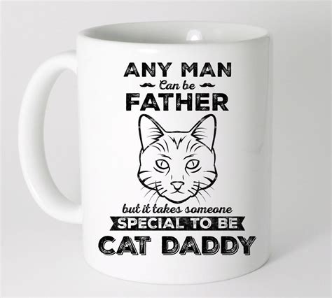 Custom coffee cats mugs make perfect personalized cat gifts for the best cat mom and cat dad in your life! Cat Daddy Gifts Mug, Cat Dad Coffee Mug, Dad Gift, Any Man ...