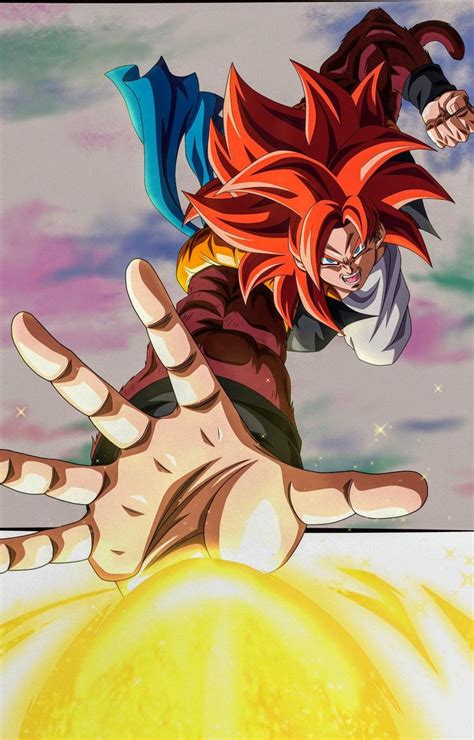 Fusing together, the newly dubbed gogeta(in order to honor the fallen kakarot) was a forced to be reckoned with and was absolutely dominating the frustrated omega and after purifying his oncoming final attack negative karma ball he finished the terrifying dragon with a big bang kamehameha. Gogeta Ssj4 in 2020 | Dragon ball art, Dragon ball artwork ...