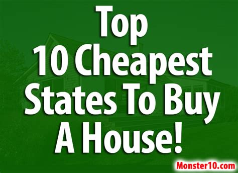 Is it cheaper to rent or buy? Top 10 Cheapest States To Buy A House!