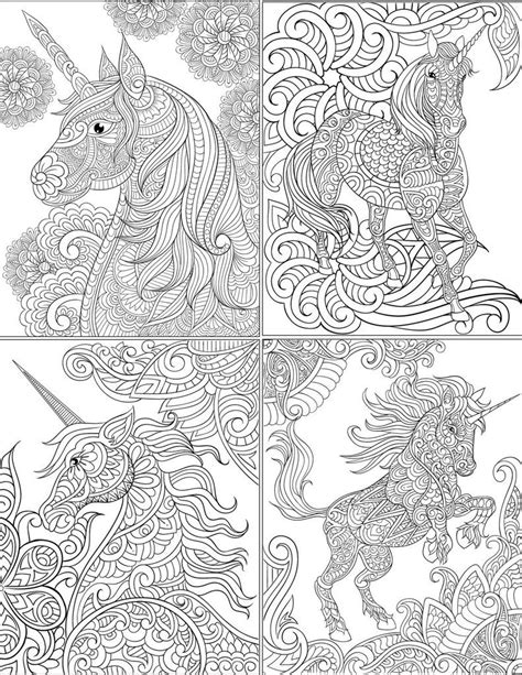 The colors and everything are fantabulous, and that's a cool pose for trunks. Fresh Unicorn Mandala Coloring Pages Collection | Unicorn ...