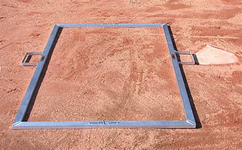 Ideal for parks & rec, leagues and complexes needing multiple size templates. Jaypro BBTMSB Folding Batter's Box Template, Softball, 3' x 7'