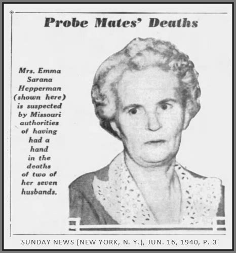 Judy buenoano killed her family to collect life insurance policies, so much she was labeled a serial killer. Unknown Gender History: Emma Heppermann, The Potato Soup ...