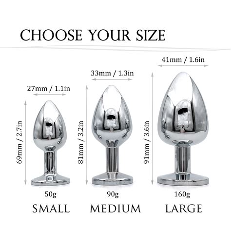 Crystal AB Austrian Crystal Decorated Silver Butt Plug - Krystail