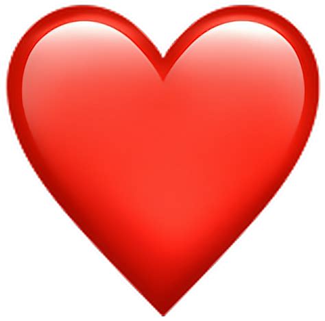Heart Love Red Whatsapp Emoji Emotion Emotions - Big Heart Emoji ...