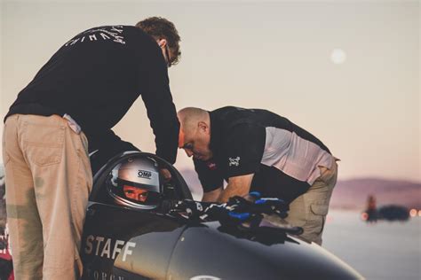 Guy martin getting acquainted with triumph's infor rocket streamliner. Guy Martin crashes during land speed record bid | Visordown