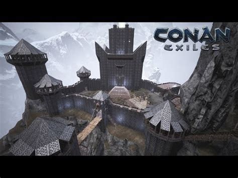 Conan Exiles Epic Base Location - Savage Mountain Castle ...
