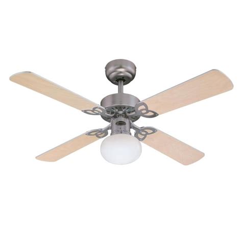 Industrial ceiling fans are normally constructed using steel, aluminum or even thicker plastic and large fans require more space between the fan and ceiling to operate efficiently, whilst smaller fans. 105 cm Westinghouse Vegas aluminum ceiling fan in brushed ...