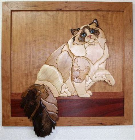 This item is perfect for pet lovers and art lovers who want to add some extra personal touch to creation of the picture and who enjoy fun artistic activities. | Custom pet portraits, Pet portraits, Intarsia wood