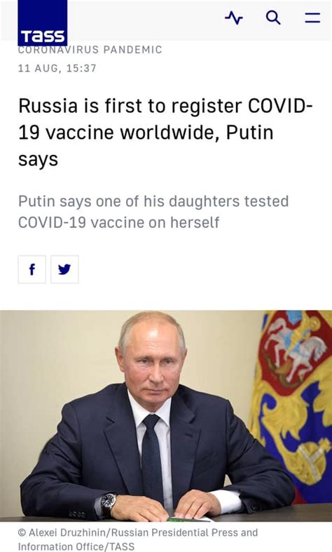 Dosis pertama dari vaksin corona akan memberi anda perlindungan dari penyebab virus ini. SALAH Putri Vladimir Putin Meninggal Setelah Dosis Kedua ...