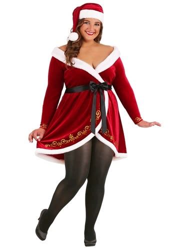 Santa claus costumes and accessories for women in both regular and plus sizes. Women's Sexy Mrs. Claus Plus Size Costume | Seasons Costume