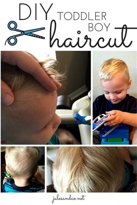 How to cut a toddler boy's hair with scissors. Pin on Toddler Activities