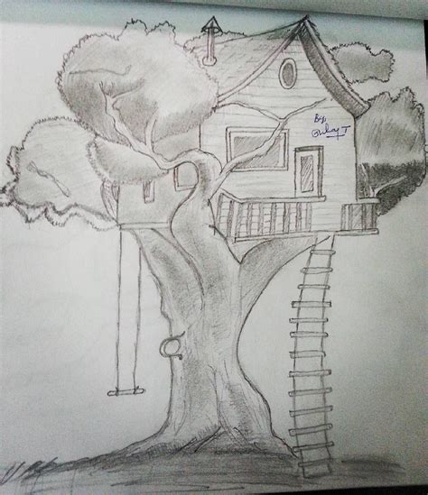 Learn how to draw tree house pictures using these outlines or 1080x760 treehouse block autocad download, free cad drawing. Tree House pencil drawing. #drawingoftheday #pencil # ...