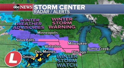 Abc news apps our mobile apps for apple and android devices are best in class, delivering content designed for portable, on the go use, including vertical video as well as sophisticated push alerts that. Chicago could receive latest snowfall in 30 years - ABC News