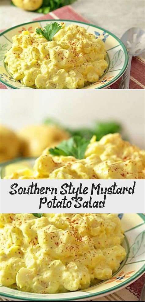 Combine the mayo, mustard, vinegar, honey and eggs, then season well. Southern Style Mustard Potato Salad with Egg - This is the ...