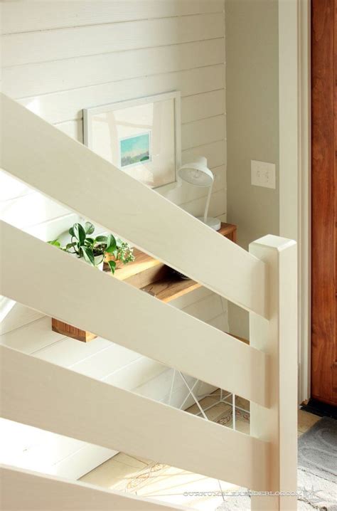 You might also like this photos or back to smart horizontal deck railing designs. Horizontal-Railing-Angle-at-Entry | Diy stair railing ...