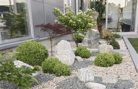 The standard layout for a rock garden consists of a pile of aesthetically arranged rocks in different sizes. Pin by Jane Casey on Gardens | Gravel garden, Rockery ...