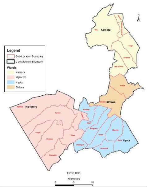 Nakuru region map from openstreetmap project. Kuresoi North Contituency Map | Nakuru county, North, Map