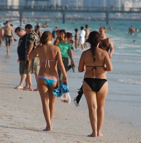 Hottie in red lingerie is aggressively doggystyled. Girls on Clearwater Beach, Tampa | Flickr - Photo Sharing!