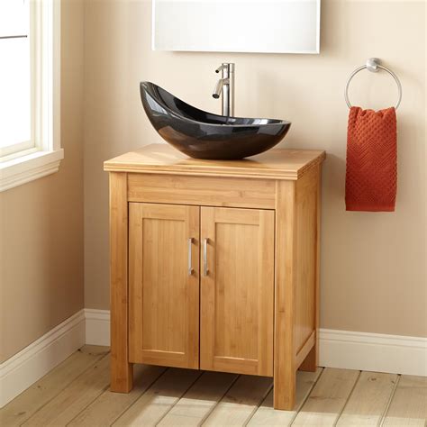 We find that many homeowners, particularly in older homes, need a bathroom vanity that is narrow in depth due to room size, or issues with the angle of the door swing. Narrow Depth Bathroom Vanity / 36" Narrow Depth Thayer ...