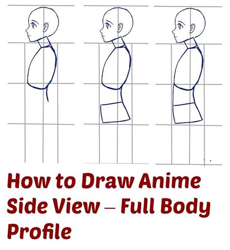 I'm really happy with this product. How to Draw Anime Side View - Full Body Profile | How to ...