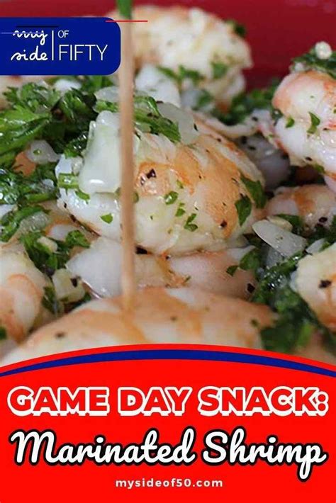 Cold shrimp is simple to prepare and a small serving packs a lot of protein into your meal. Delicious Marinated Shrimp Appetizer | Simple Make Ahead Entertaining Game Day Snacks ...