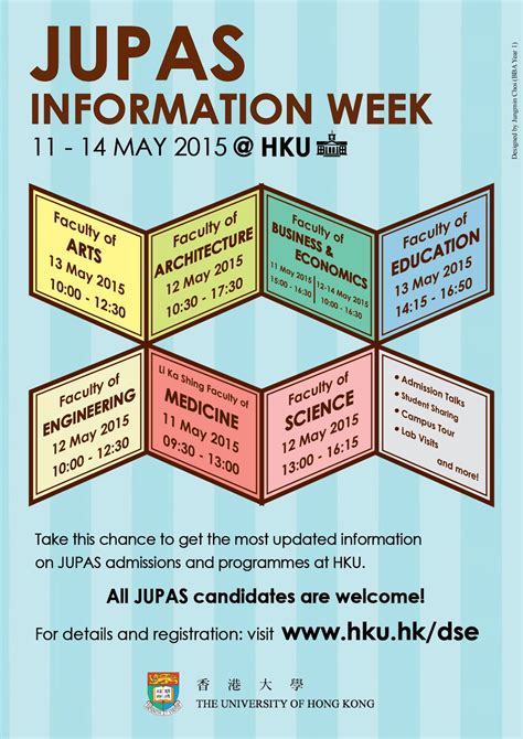 .your hku application through the joint university programmes admissions system (jupas). Undergraduate admissions talks for JUPAS applicants on 12 ...