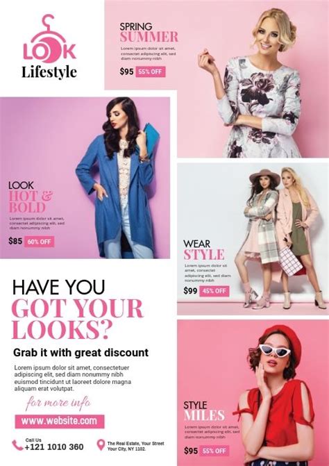 Check spelling or type a new query. Clothing Promotional Flyer in 2020 | Fashion poster ...