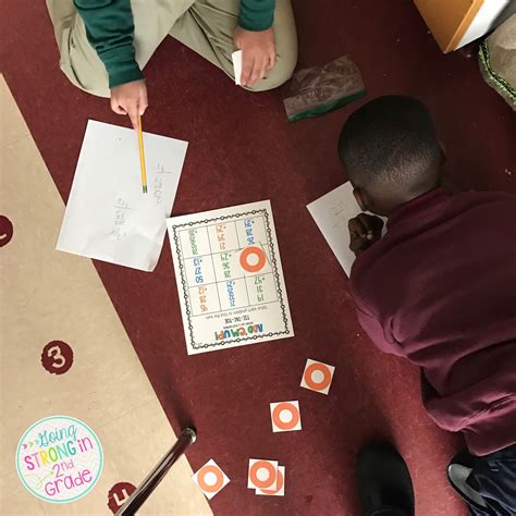 Get free printables to use for this first grade math game at the link. Going Strong in 2nd Grade: Math Tic Tac Toe Games