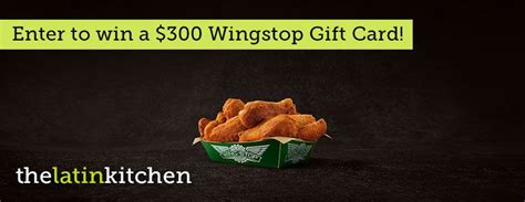 Check spelling or type a new query. Win A $300 Wingstop Gift Card! | Wingstop, Gift card, Gifts