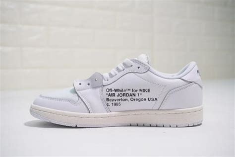 Sculpted in a high top silhouette, the sneaker appeared similar to the nike air dunk with minor differences. OFF White x Nike Air Jordan 1 Low White Blue AA3834-100 ...