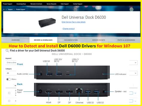 Using a docking station that is connected to external devices helps gain the benefits of a desktop computer without sacrificing the portability of a laptop. Reinstall Dell D6000 Drivers - DisplayLink Dock Driver on ...