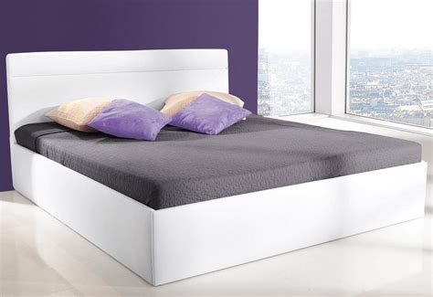 The circumferential bed frame offers plenty of storage and seating options. Westfalia Schlafkomfort Polsterbett, Tolles Bett mit ...