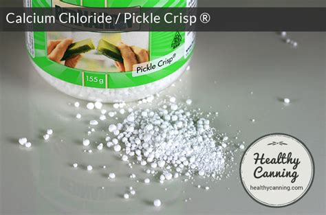How much ball pickle crisp granules do i use for one pint of pickles. Calcium Chloride (aka Pickle Crisp®) - Healthy Canning