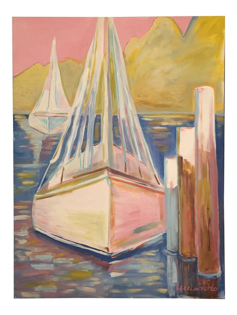 Impressionist Sailboat Painting | Painting, Impressionist paintings, Art