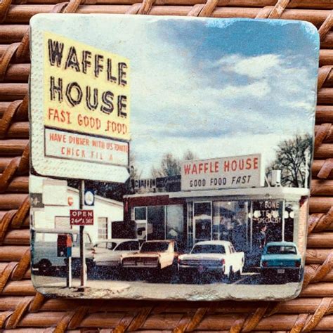 Maybe you would like to learn more about one of these? The First Waffle House Georgia souvenir marble coaster