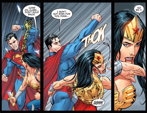 I dont think she fight for victory. Superman VS Wonder Woman (Injustice Gods Among Us ...